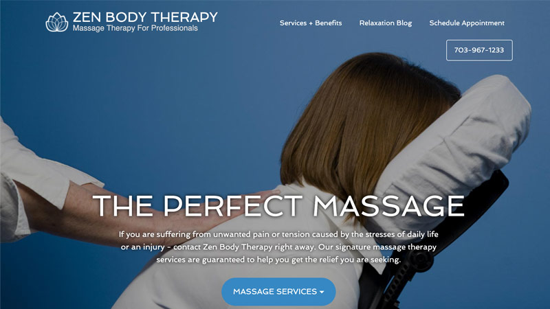 Zen Body Therapy Desktop Screenshot
