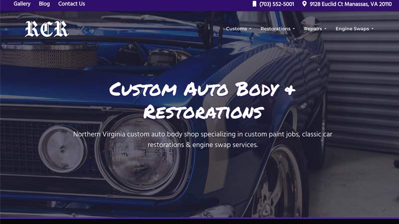 Robs Customs Desktop Screenshot