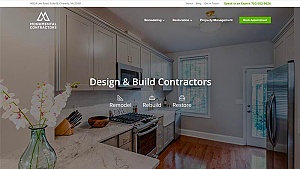Monumental Contractors desktop screenshot - Chantilly VA SEO