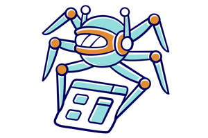 Web spider crawling alt text