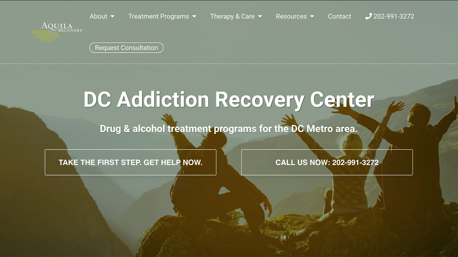 aquila home web page