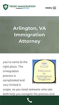 Arlington page as part of law firm marketing strategies