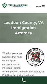 Loudon County page as part of law firm marketing strategies