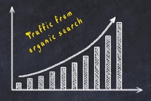 traffic from organic search graph