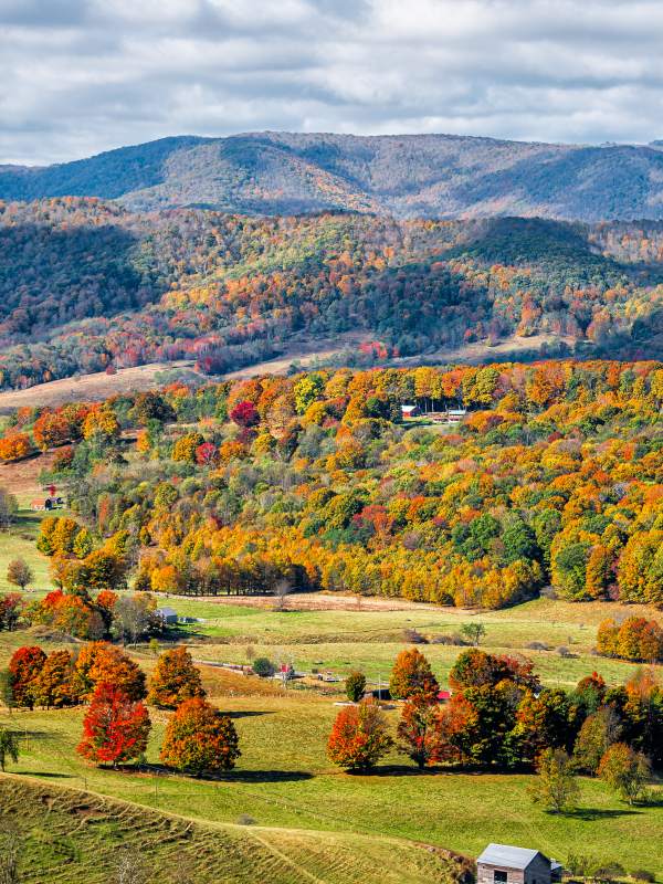 - Falls Church VA mountains and rural landscape