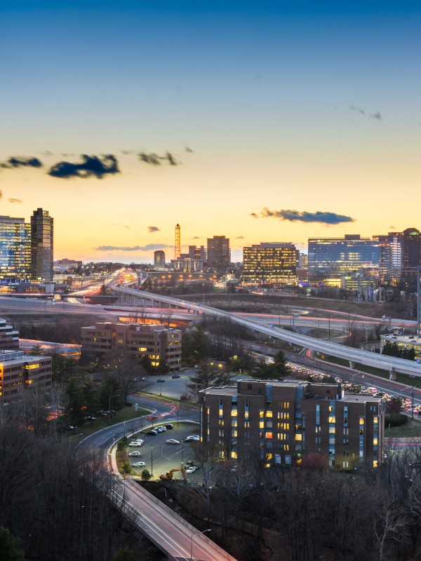 Tysons Corner, VA cityscape