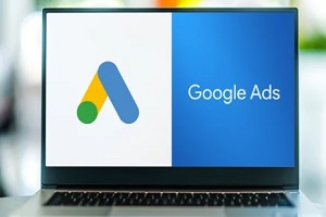 google ads on the laptop