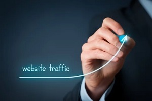 increased website traffic graph