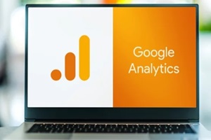 google analytics on laptop screen to track Google algorithm updates effects