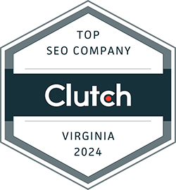 Clutch award top SEO company Virginia 2024