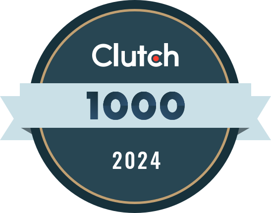 Clutch Top 1000 Companies 2024 Award