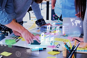 digital marketing agency reviewing audit